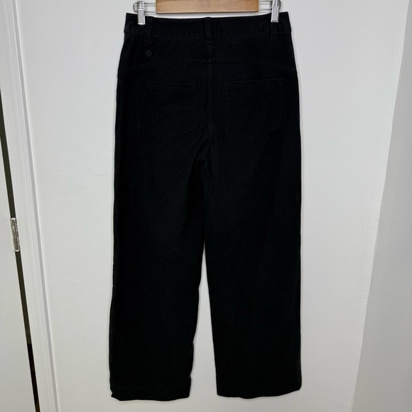 LULULEMON Black City Sleek 5 Pocket Wide-Leg High Rise Pant - Picture 6 of 7